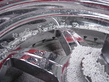 Alloy Wheel Vibrational Polishing