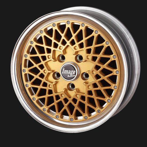 Billet 250 17in Anodonic Gold Centre With Polished Outer Rim