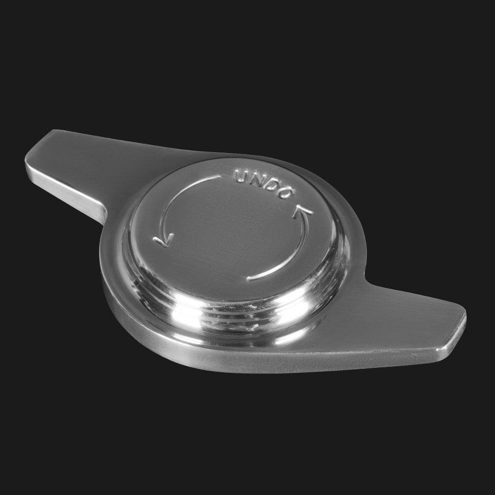 Billet 2 Eared Polished Dummy Spinner