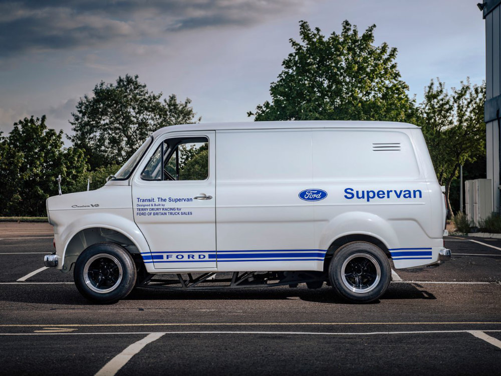 The Original Ford Transit Supervan sitting on Bespoke Alloys from Image Wheels UK