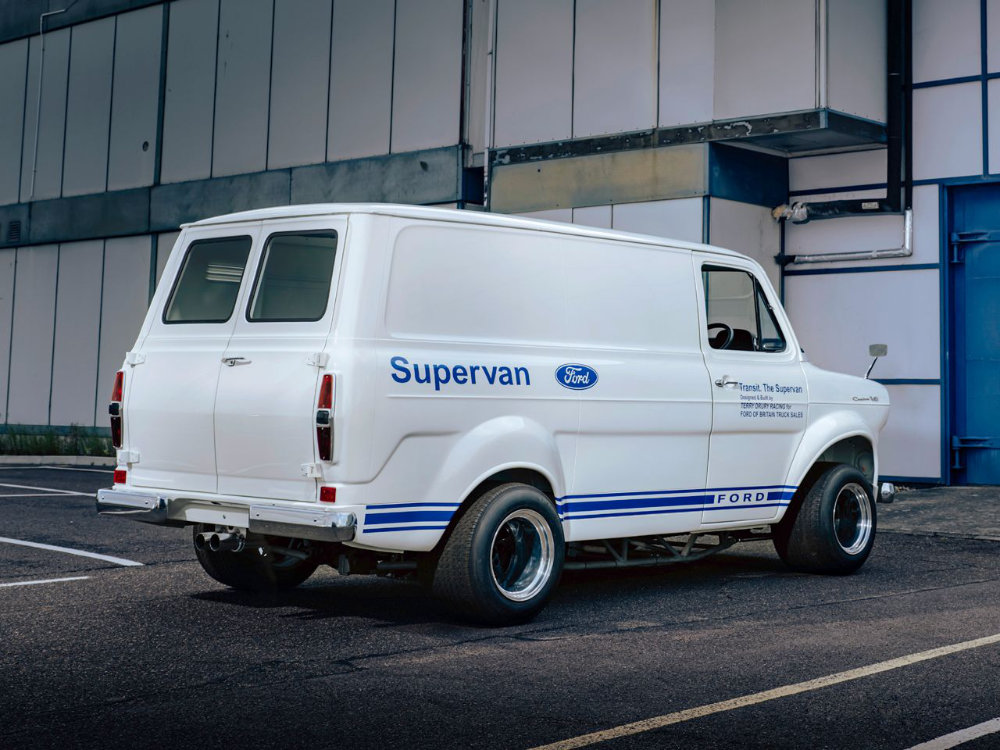 The Original Ford Transit Supervan sitting on Bespoke Alloys from Image Wheels UK