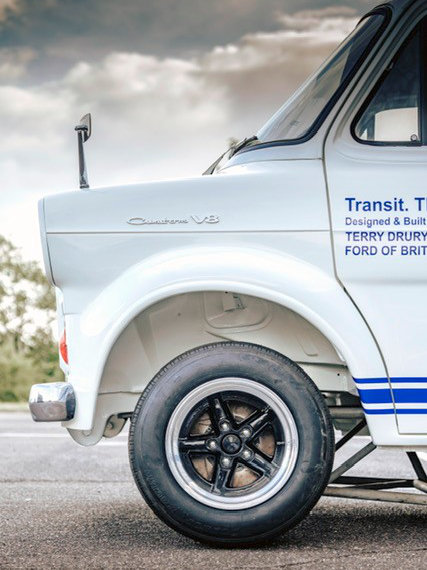 The Original Ford Transit Supervan sitting on Bespoke Alloys from Image Wheels UK