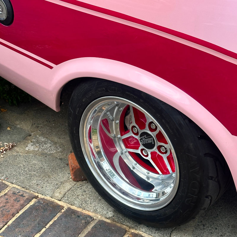 Image Wheels RS4 Custom Alloy Wheels for a 1970s Ford Escort Estate